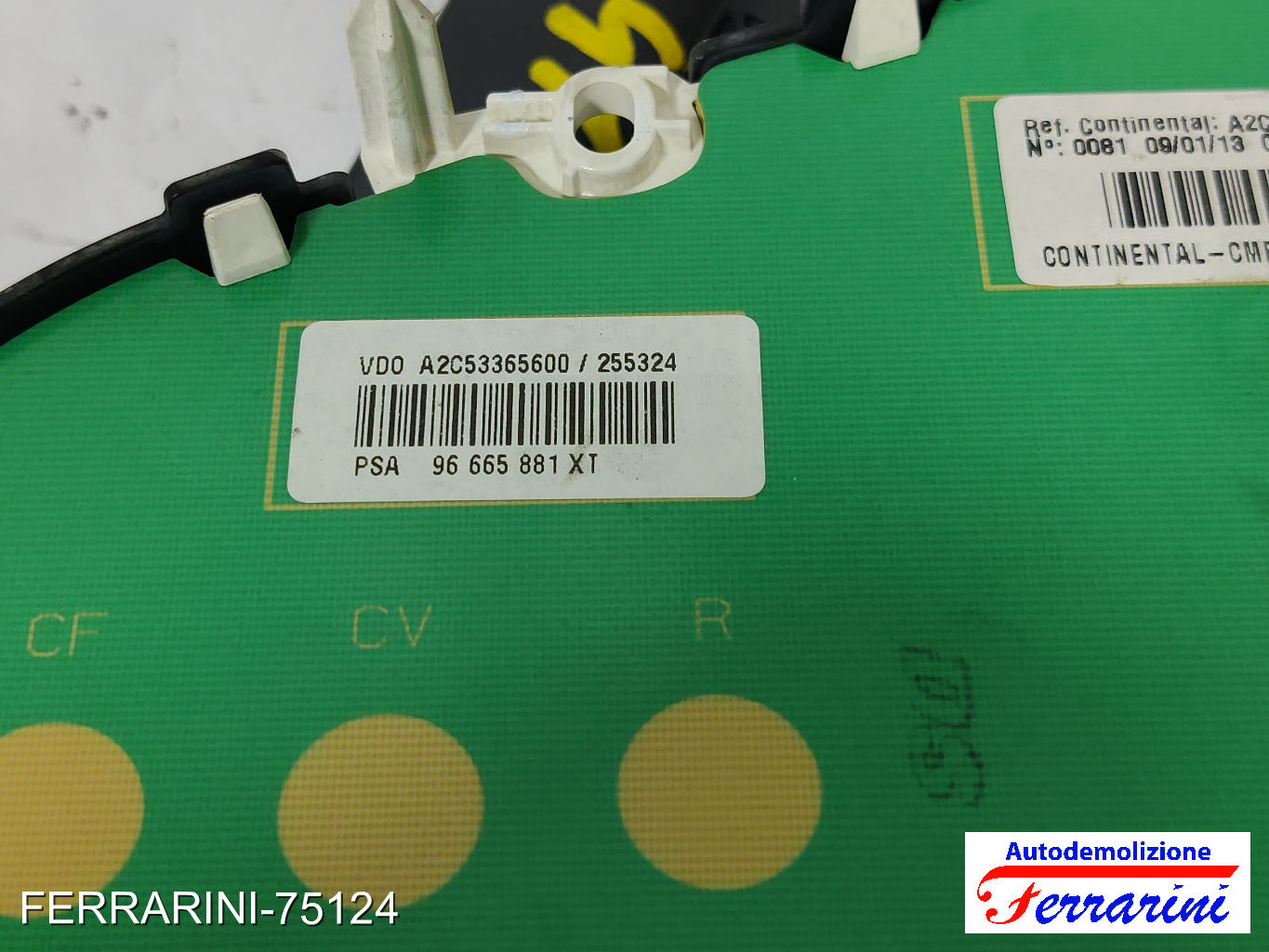 Kit Accensione CITROEN C3 2 SC 1.1I 2009-2013 9666591380