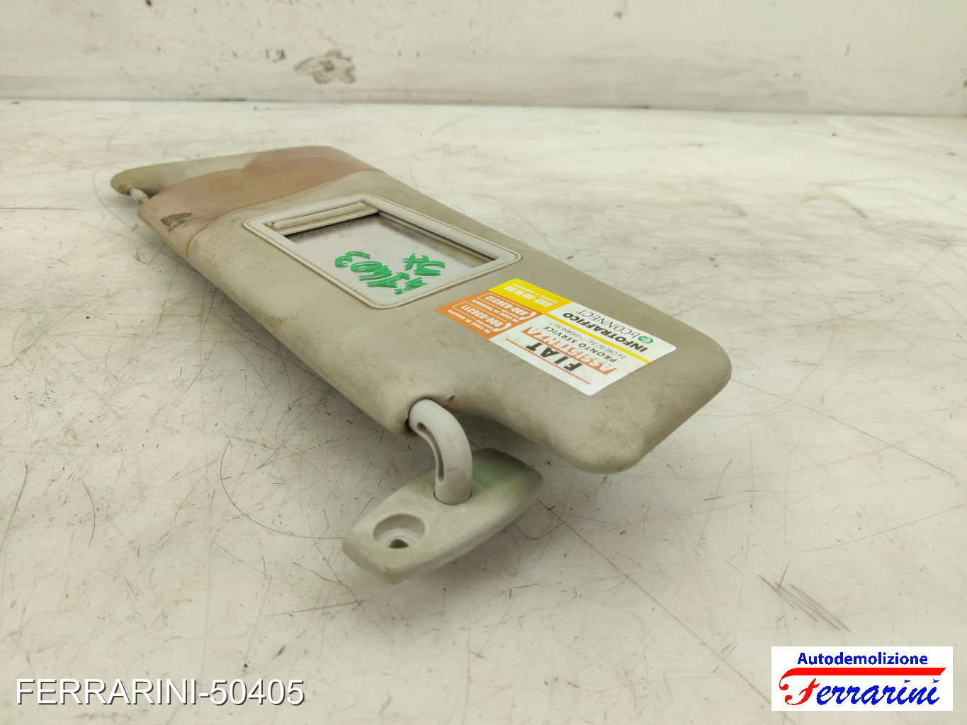 Aletta Parasole FIAT IDEA 350 2004-2012 sinistro, sx