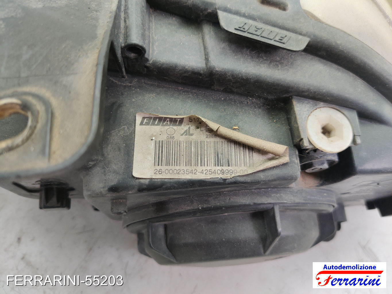 Faro Anteriore FIAT CROMA 194 2005-2011 destro, dx 51801265, 51816980, 51733560 8