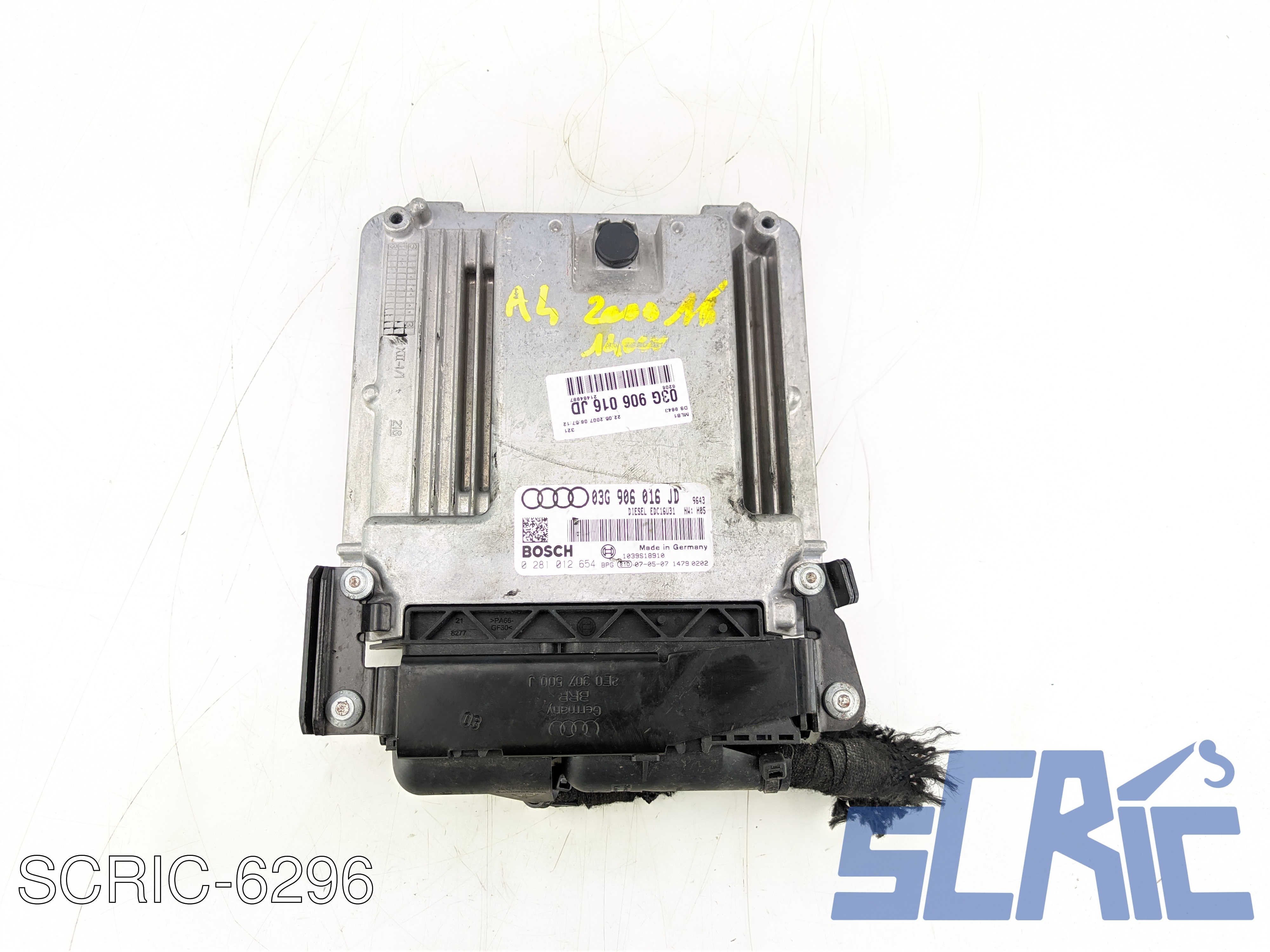 Centralina Motore AUDI A4 8EC 2.0 TDI 2004-2008 0281012654, 03G906016JD