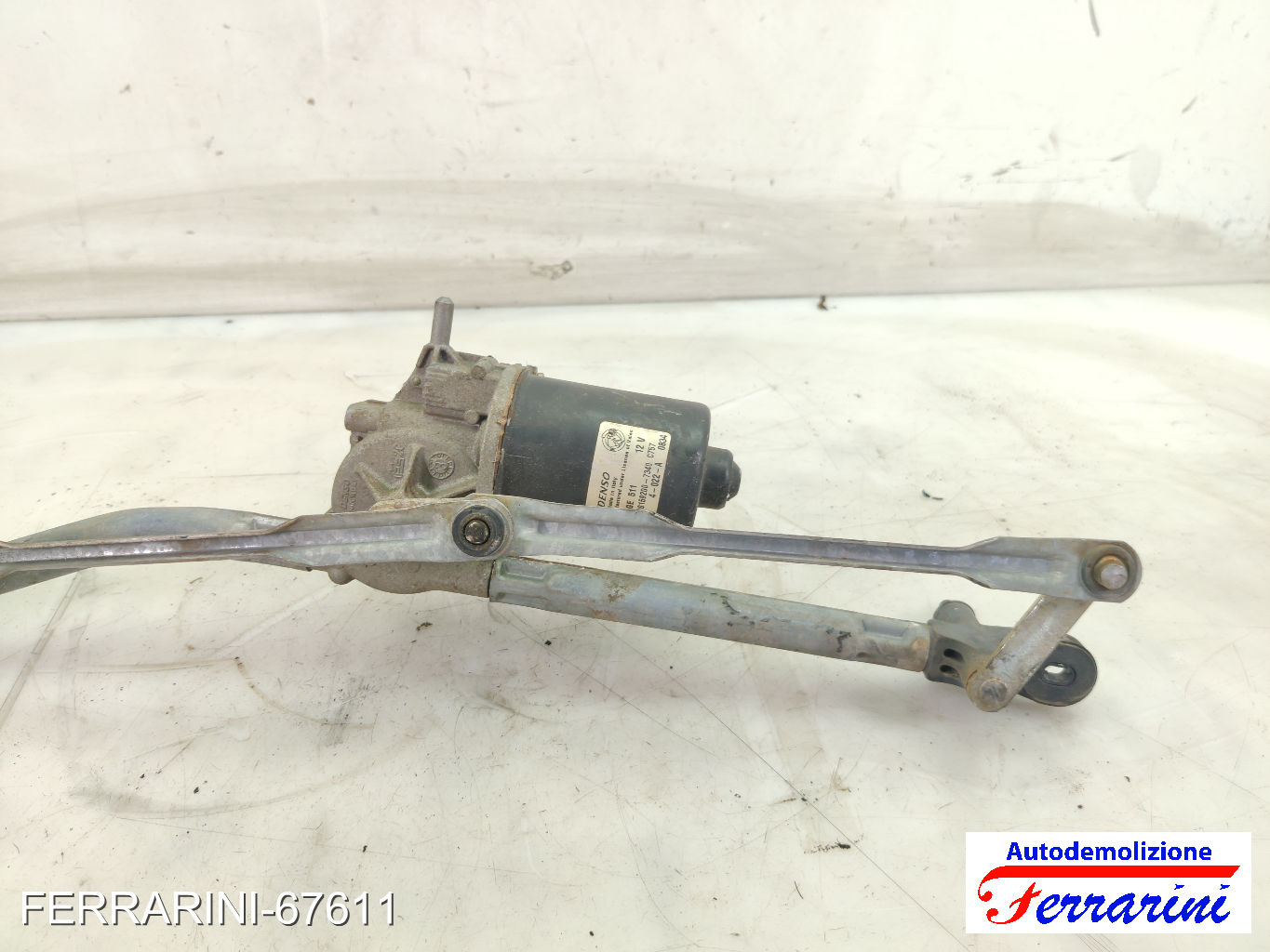 Spazzacqua Motorino Tergicristallo FIAT PUNTO 188 1999-2010 anteriore, frontale