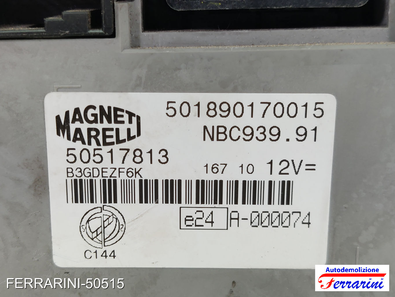 Body Computer ALFA ROMEO 159 SW 939 2.0 JTDM 2009-2011 50517813, 501890170015 10
