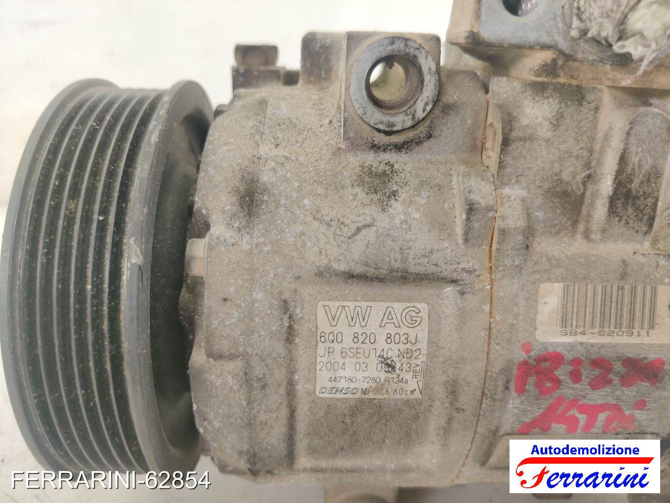 Compressore Clima VW POLO 9A, 9N 1.9 TDI 2001-2009 6Q0820803J, 6Q0820808D 8