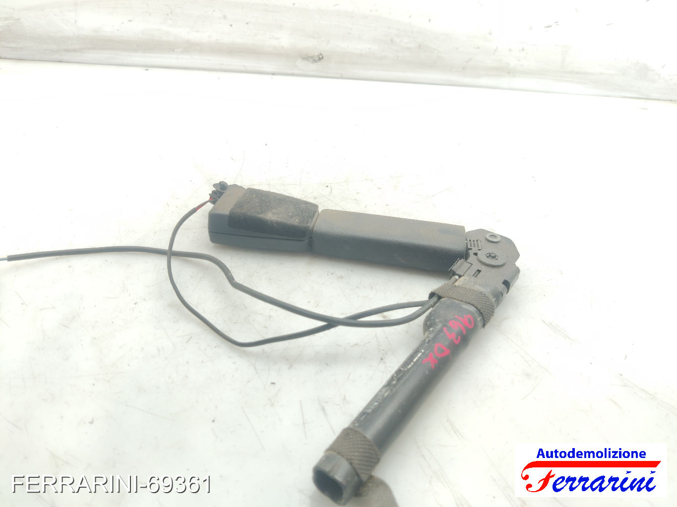Aggancio Cintura Di Sicurezza OPEL MERIVA B S10 2010-2014 destro, dx, frontale 9