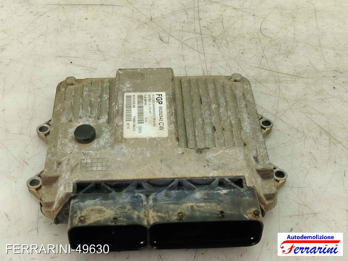 Centralina Motore OPEL ASTRA H GTC A04 1.3 CDTI 2005-2010 55202542, MJD6O2A6 7