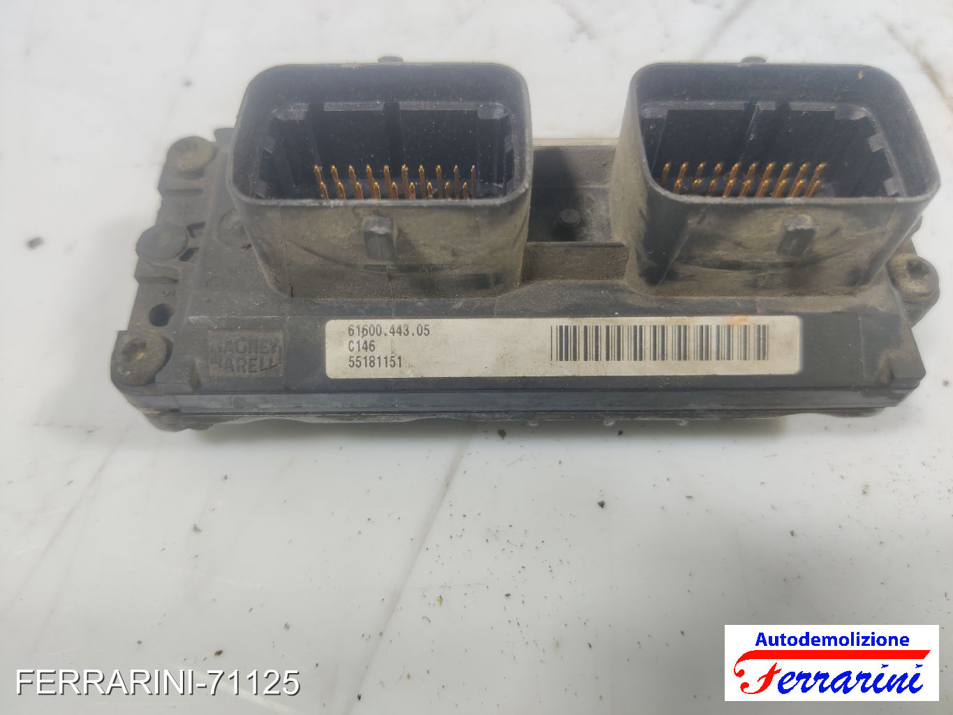 Centralina Motore FIAT PUNTO 188 1.2 60 2000-2009 55181151, 71736339 6