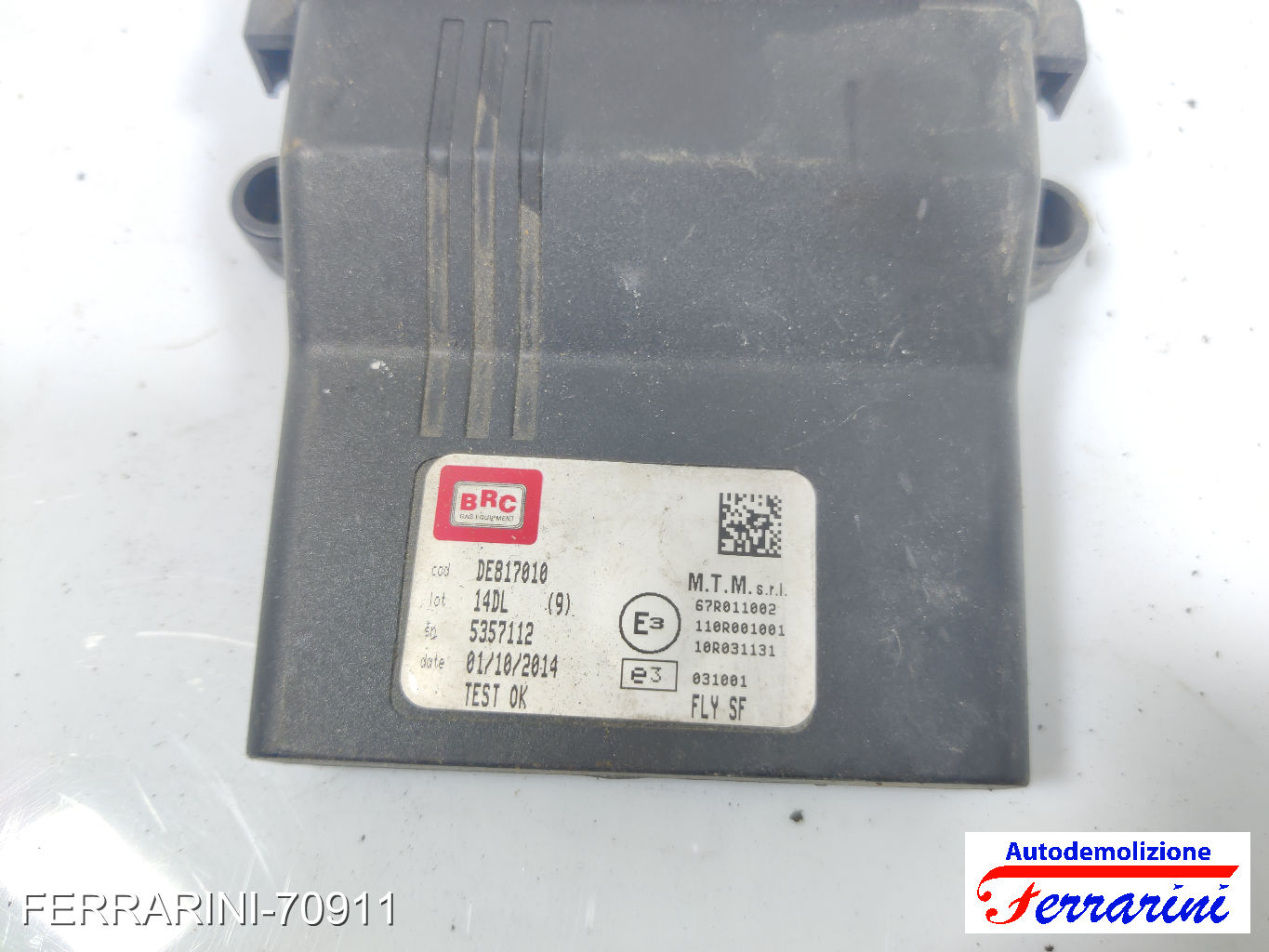 Centralina Gpl MERCEDES CLASSE A W169 A 150 2004-2012 DE817010, AAB1912CGC