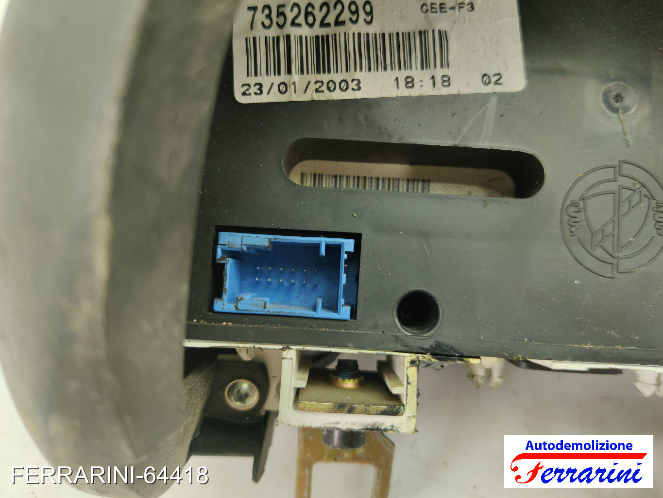 Quadro Contachilometri FIAT SEICENTO 600 287 1.1 1998-2010 735262299