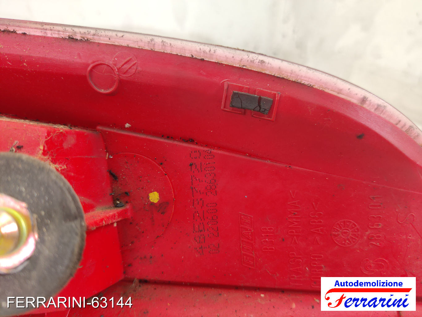 Fanalino Stop Posteriore FIAT PUNTO 188 1999-2010 destro, dx 46525772, 022206 6