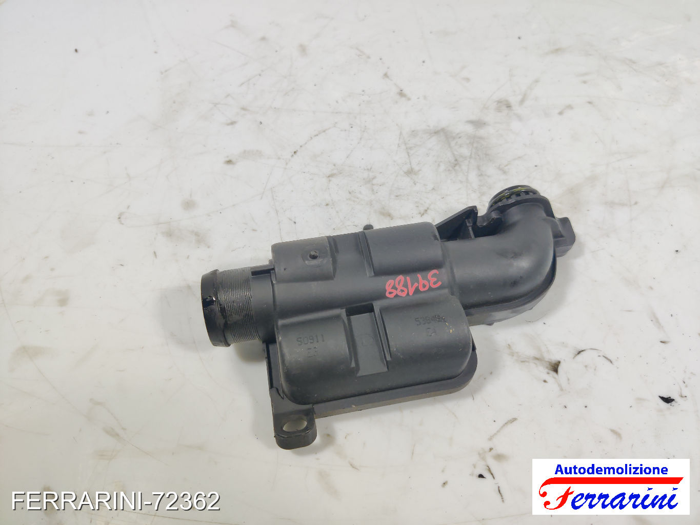 tubo aria aspirazione silenziatore FORD FIESTA 5 JD, JH 1.4 TDCI 2001-2008