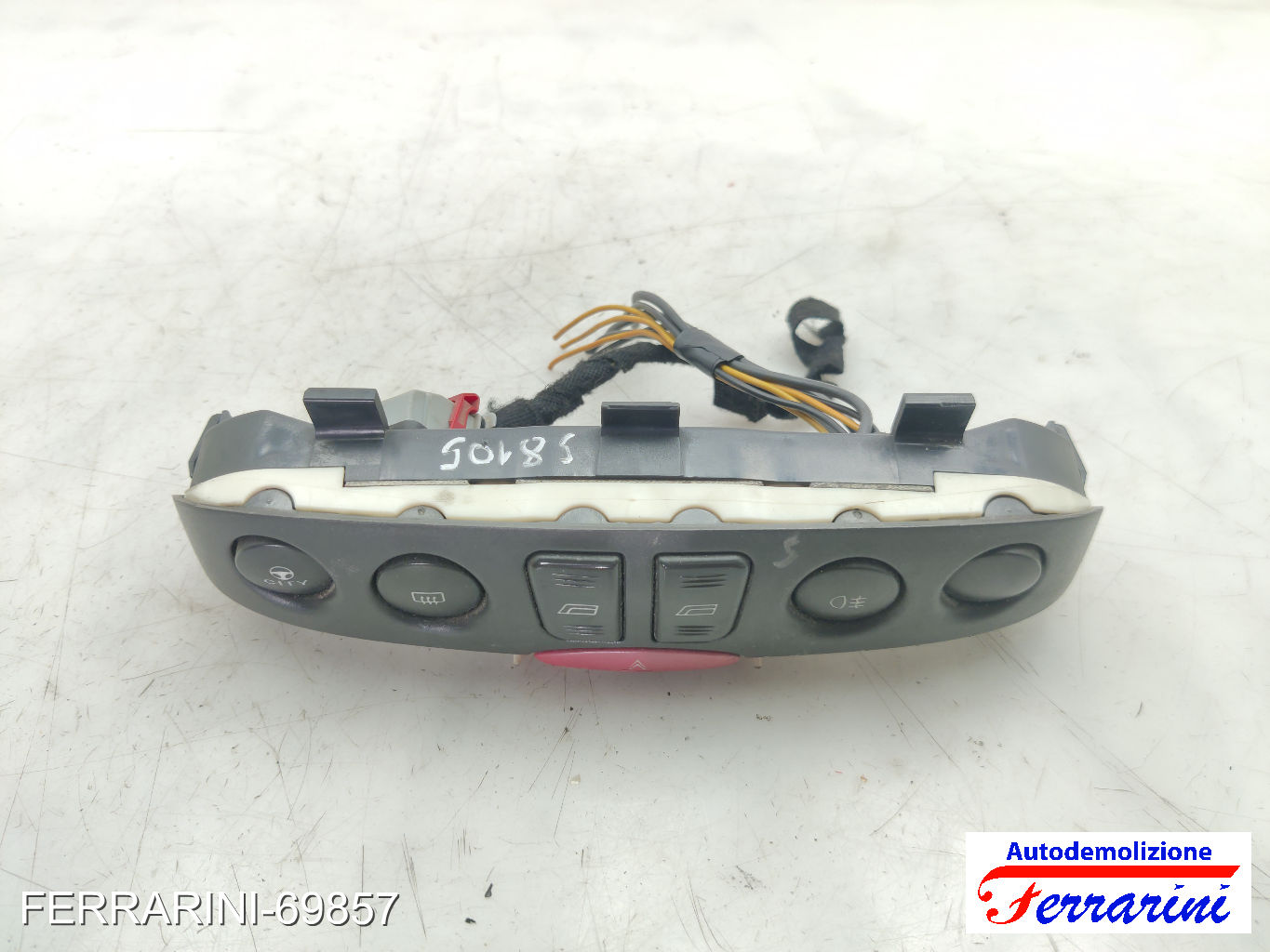Pulsantiera Tastiera Alzavetro FIAT PUNTO 188 1999-2010 sinistra, sx, frontale 7