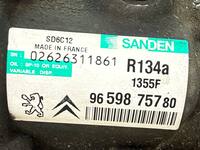 Compressore Clima PEUGEOT 308 CC 4B 1.6 HDI 2009-2014 9659875780, 1355F, SD6C12 10
