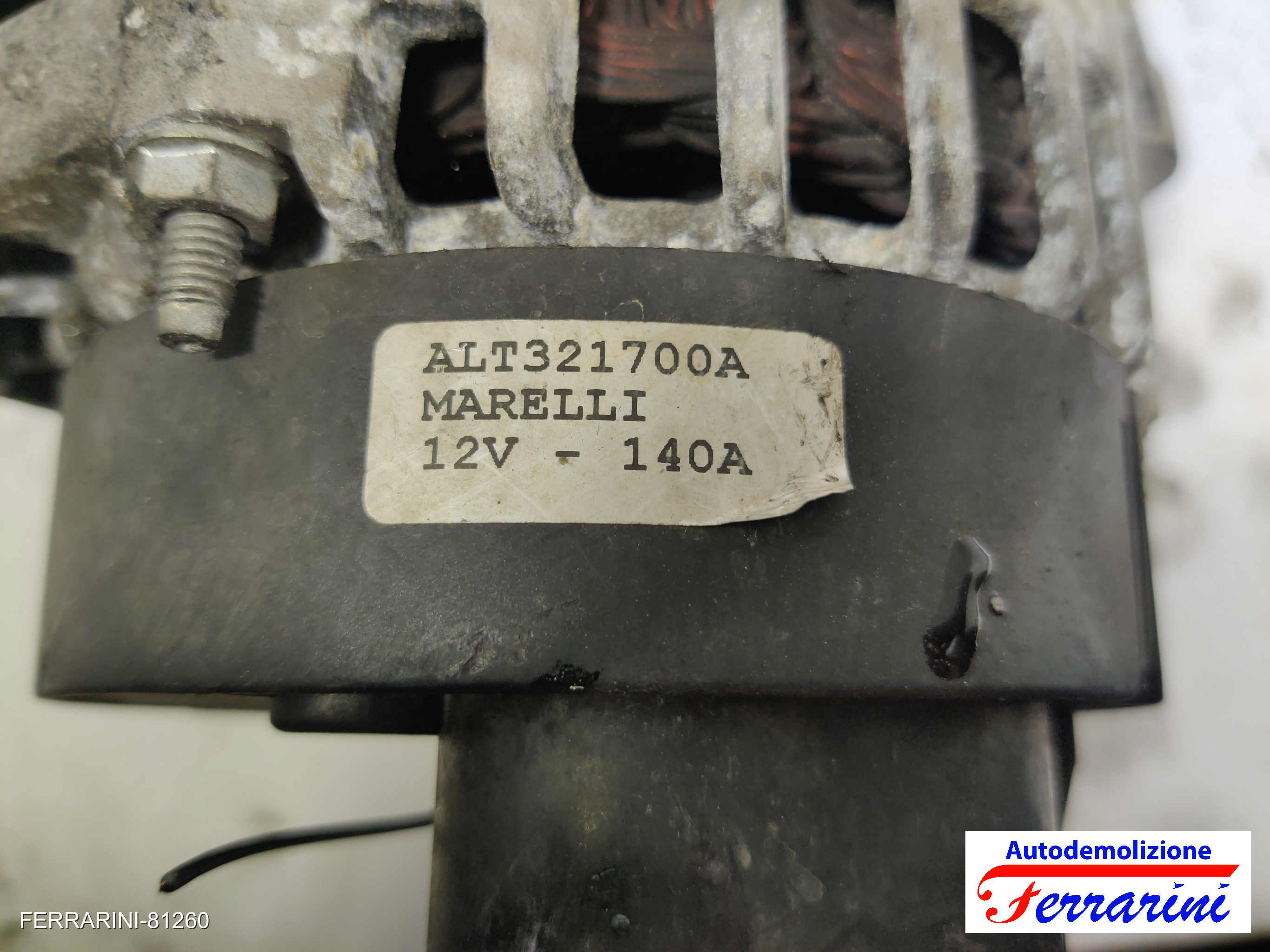 Alternatore FIAT CROMA 194 1.9 D MULTIJET 2005-2011