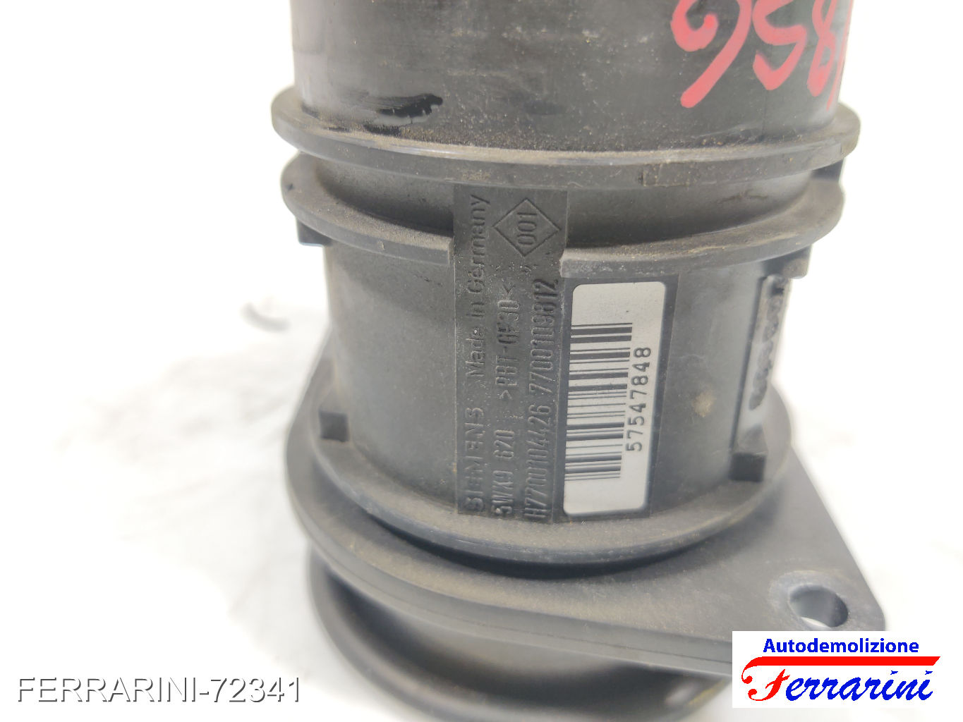 Debimetro FORD FIESTA 5 JD, JH 1.4 TDCI 2001-2008 7700104426, 7700109812 8