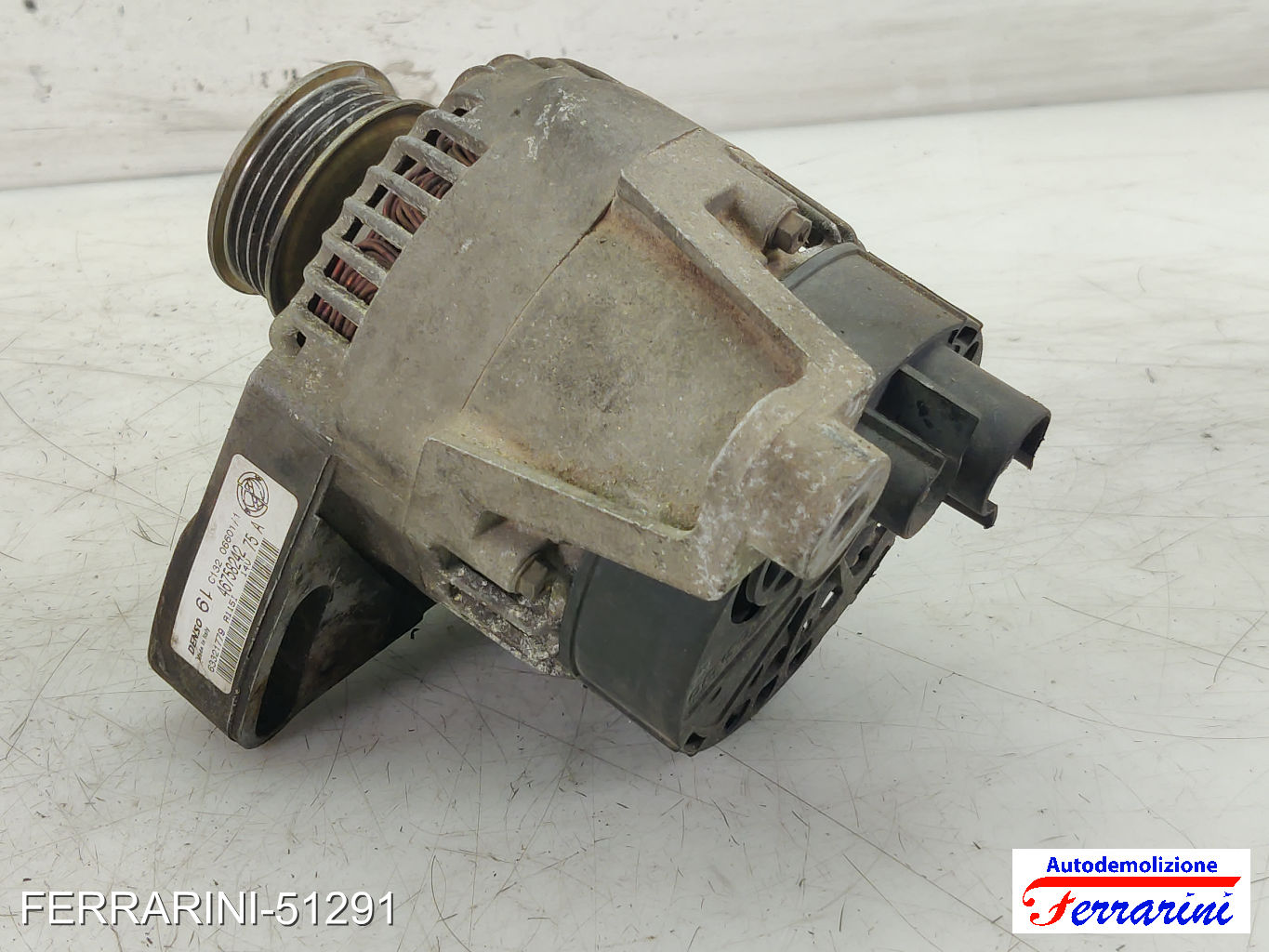 Alternatore FIAT PALIO WEEKEND 171, 173, 178, 373, 374 1.2 1996-2004 46758242