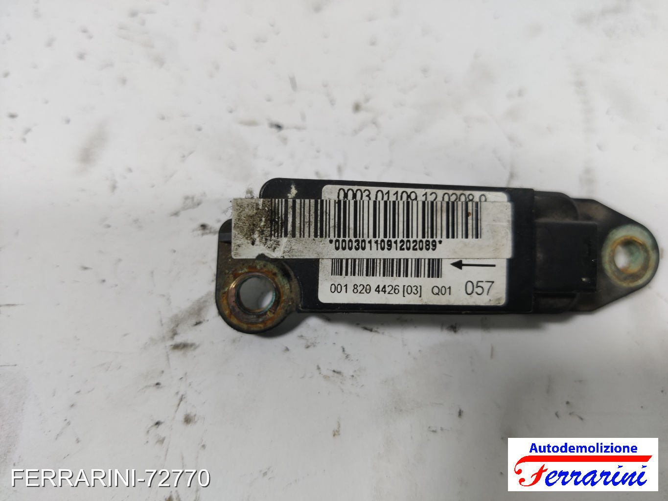 crash airbag laterale Sensore Imbardata Urto MERCEDES CLASSE C W203 2000-2003 7