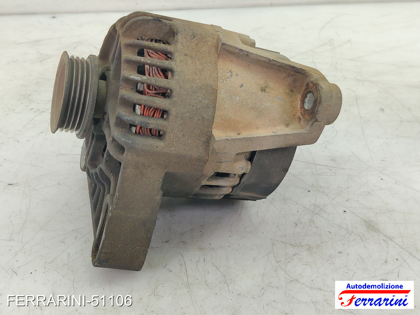 Alternatore FIAT SEICENTO 600 187 1.1 1998-2010 46843093, C132052041, 46800158 6