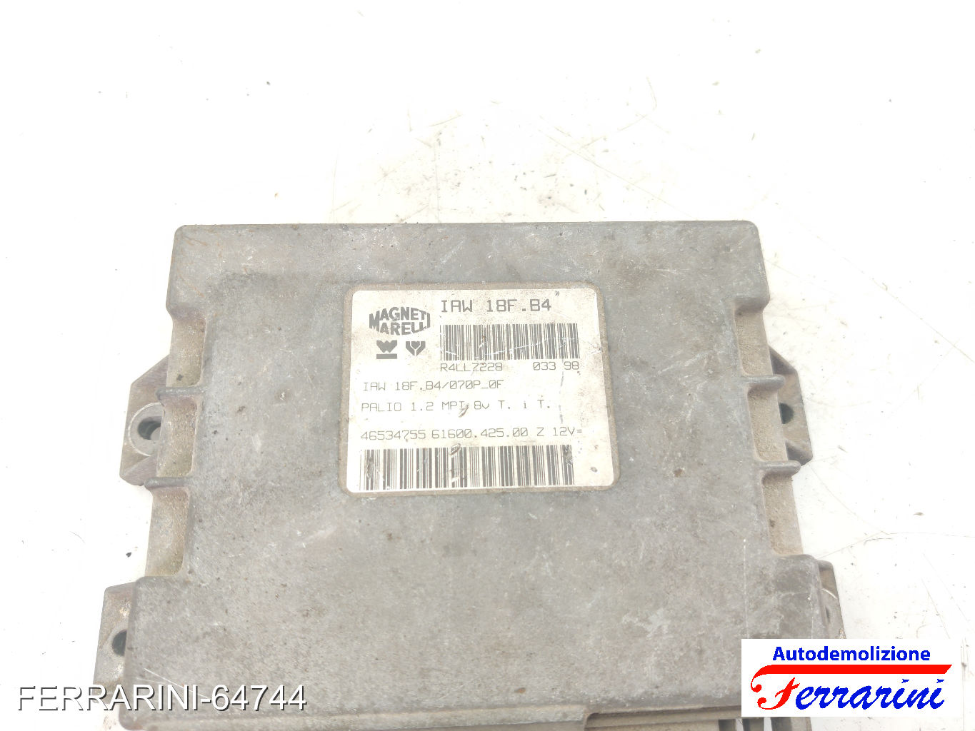 Centralina Motore FIAT PALIO WEEKEND 171, 173, 178, 373, 374 1.2 1996-2004 7