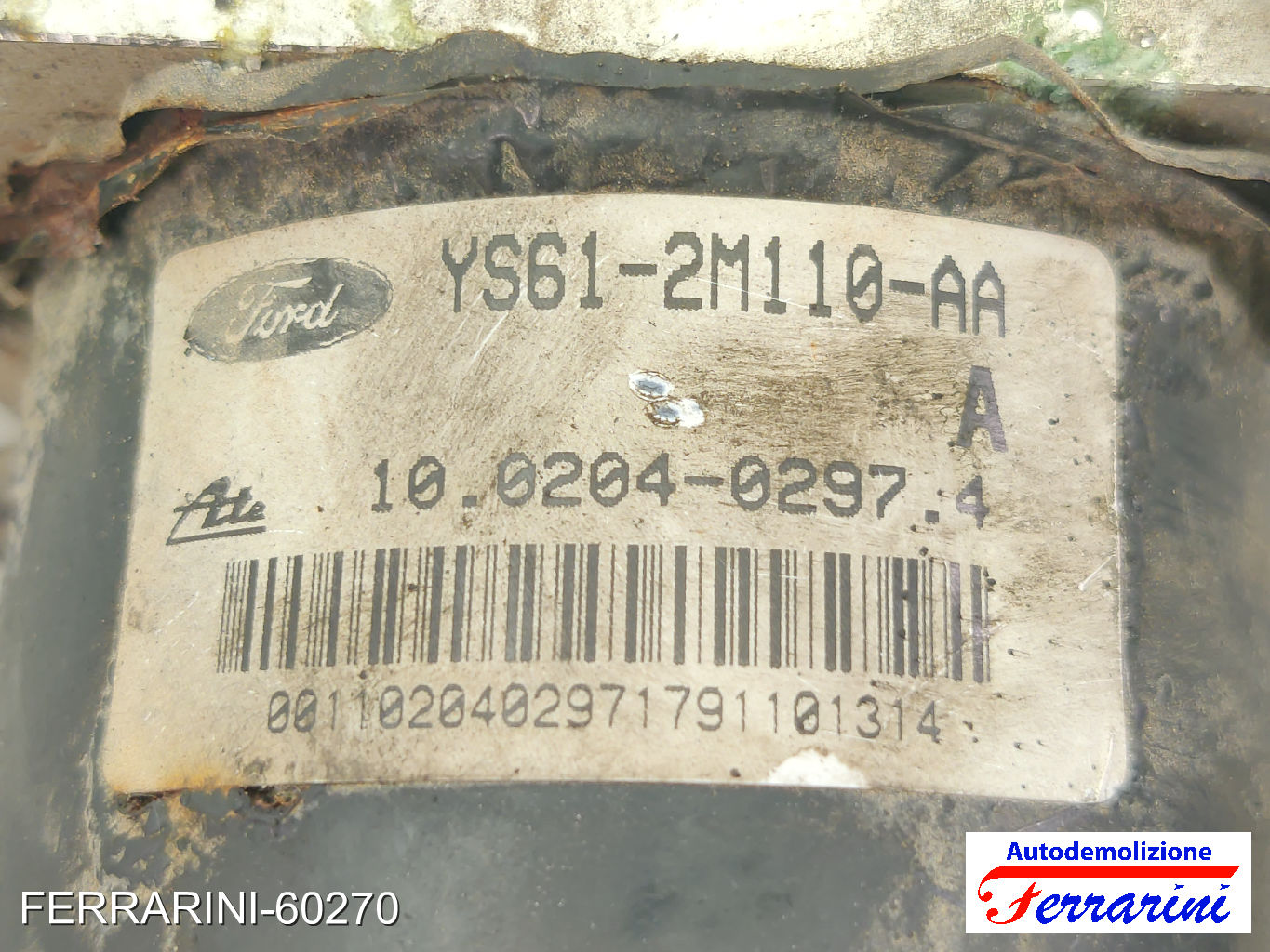 Centralina Pompa Abs FORD FIESTA 4 JA, JB 1.25I 16V 1995-2002 YS612M110AA