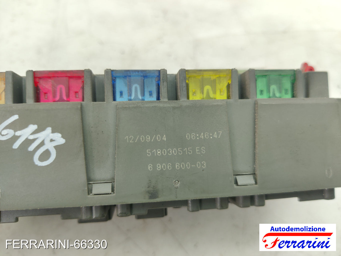 Fusibiliera Scatola Fusibili Body Computer MINI - R50, R53 ONE D 2003-2006 6