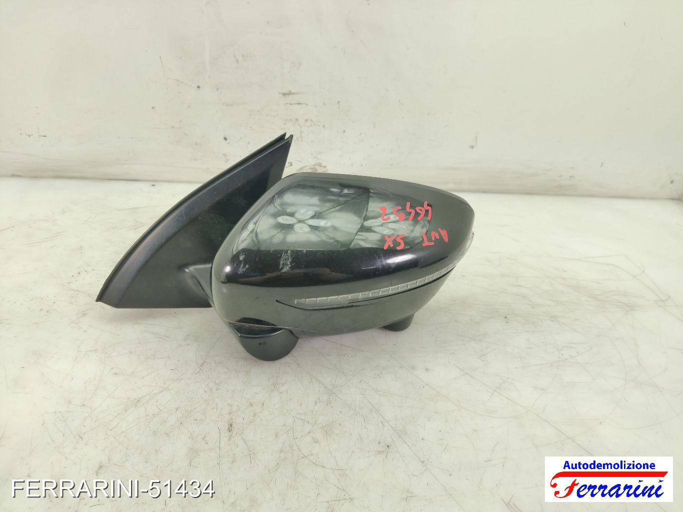 Specchietto Laterale NISSAN QASHQAI 2 J11 2013-2023 sinistro, sx Z11 BLACK MET 7