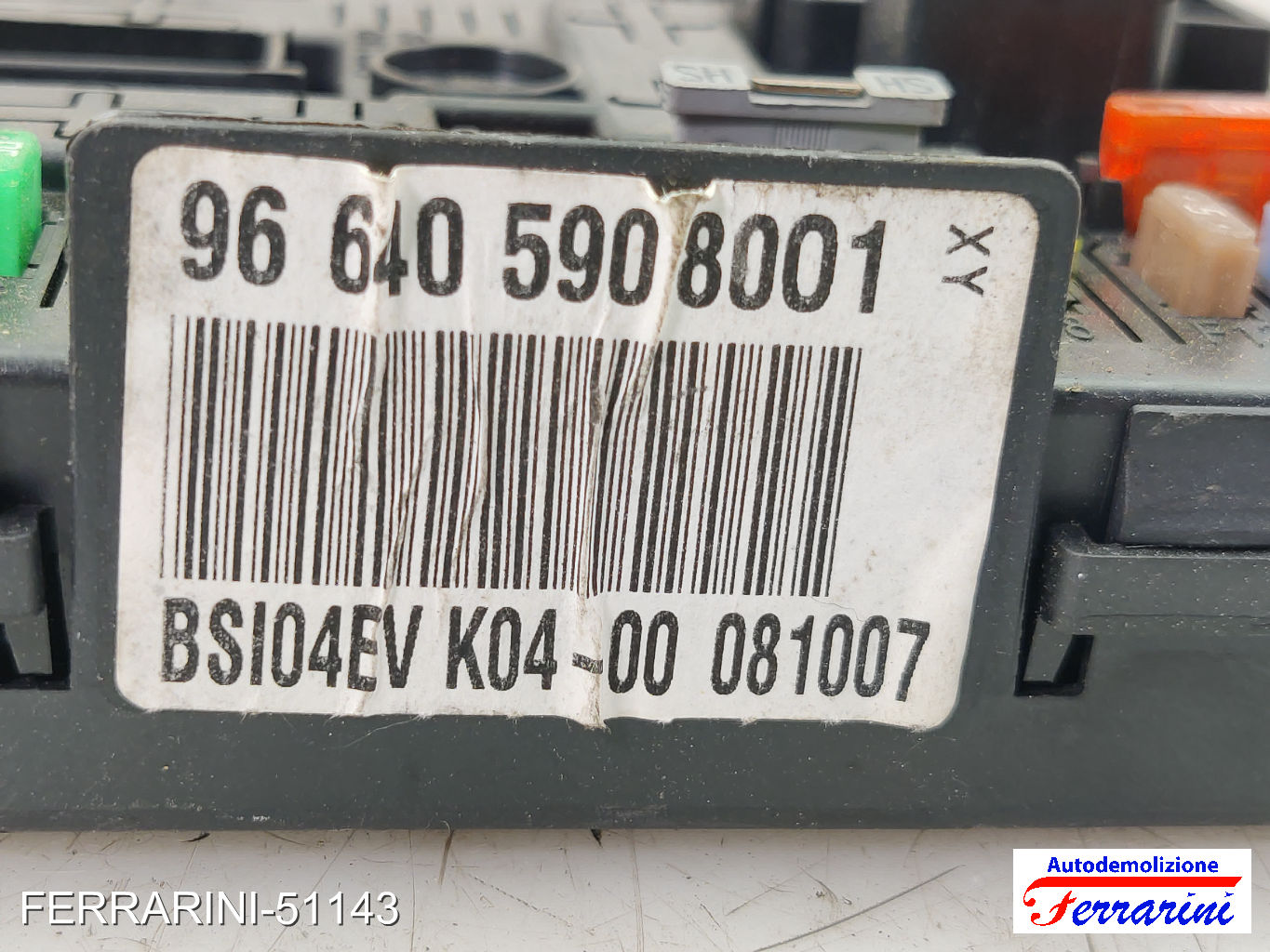 Kit Accensione CITROEN C4 PICASSO 1 UD 1.6 HDI 2007-2013 0281012980