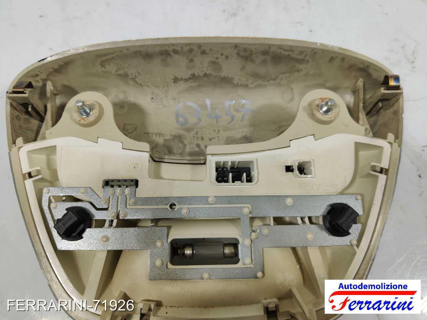Plafoniera LANCIA YPSILON 843 2003-2011 anteriore, frontale centrale, ant