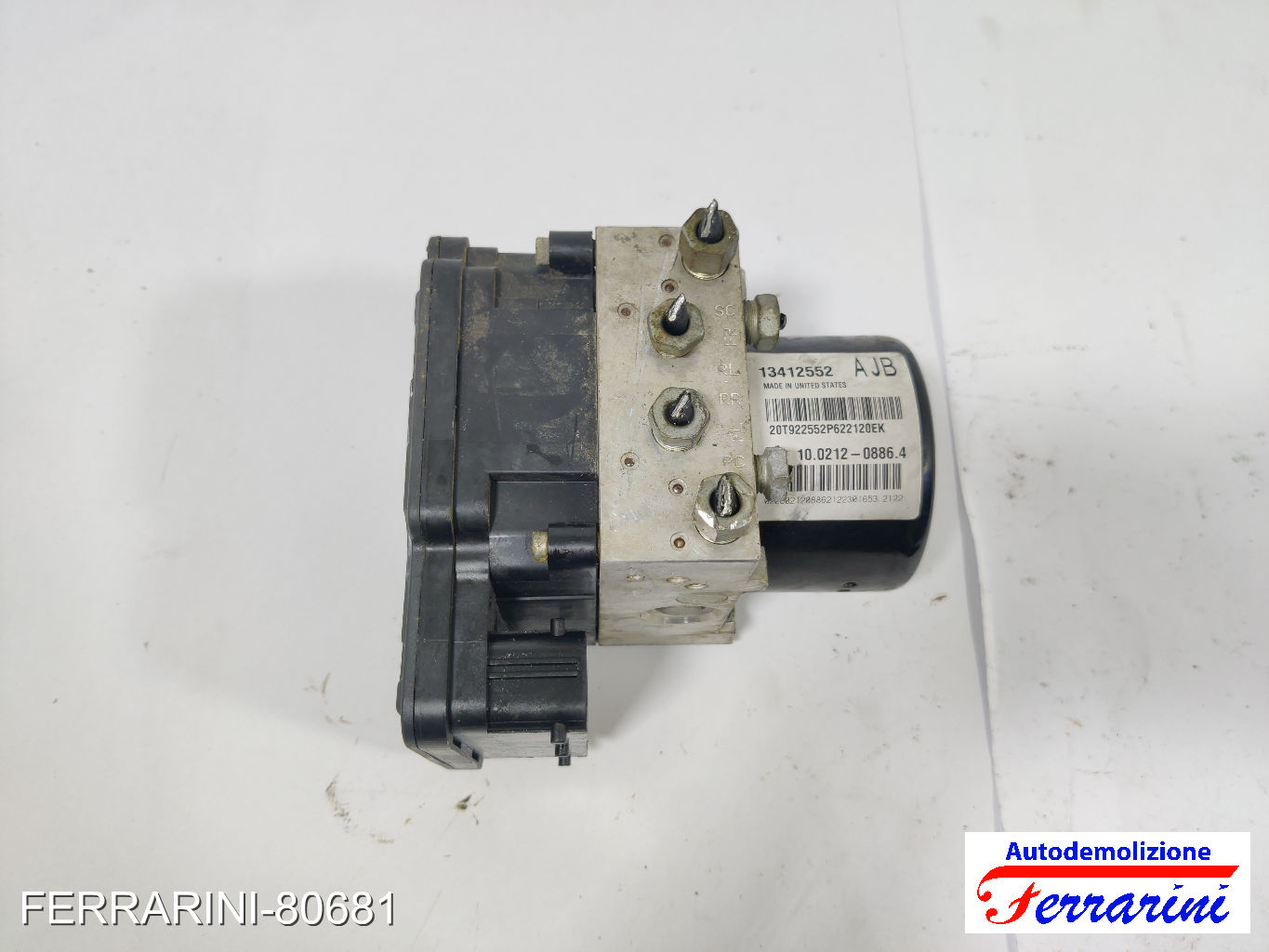 Centralina Pompa Abs OPEL ZAFIRA TOURER C P12 1.6 CNG 2011-2023 11