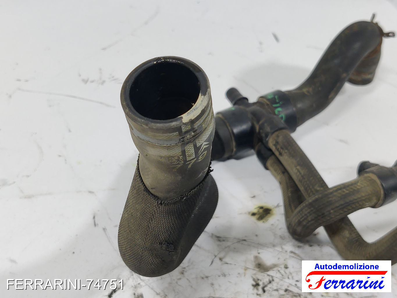 tubo acqua motore, RHH CITROEN C4 GRAND PICASSO 1 UA 2.0 HDI 165 2010-2013