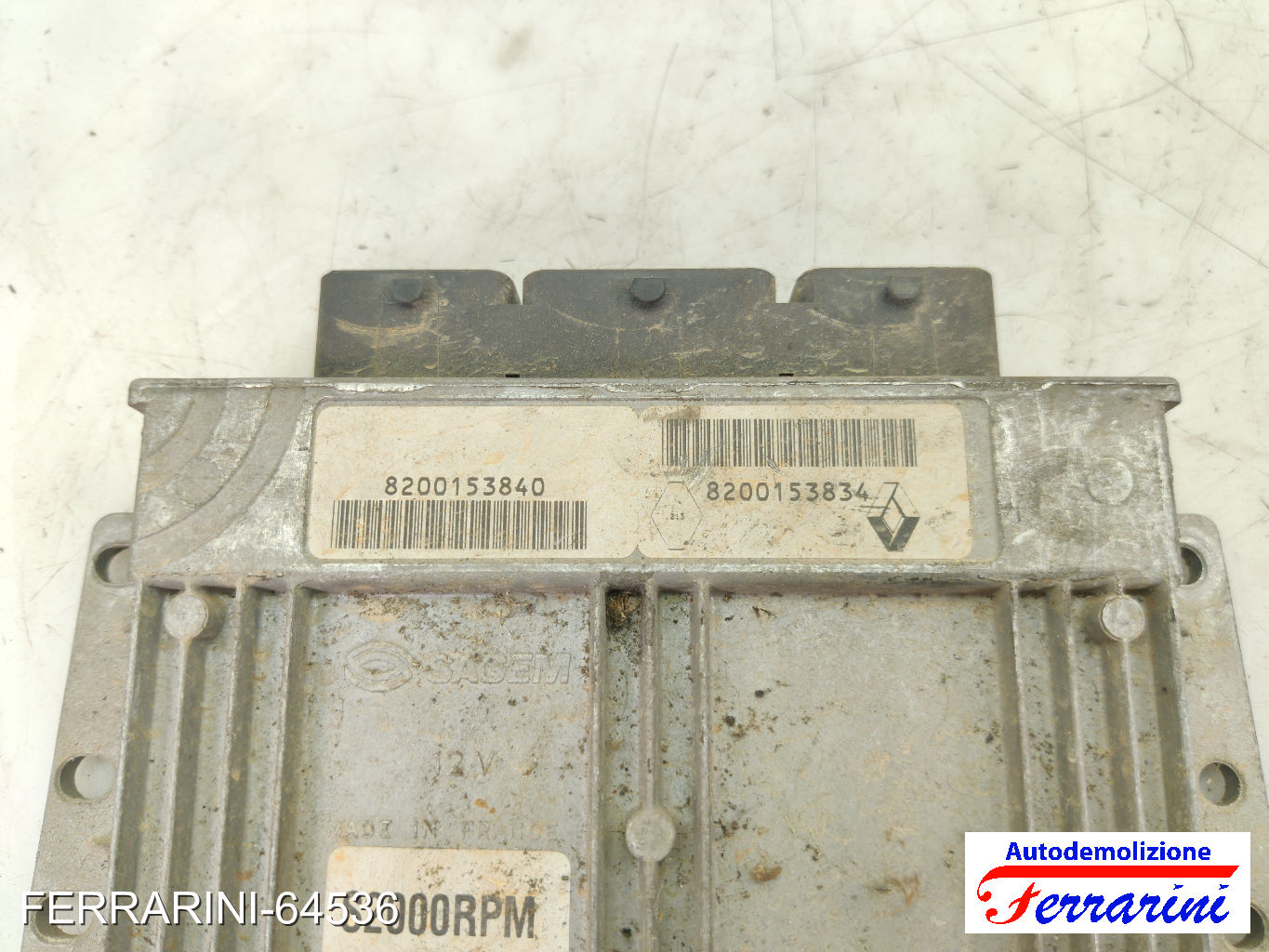 Centralina Motore RENAULT TWINGO 1 C06 1.2 1996-2007 8200153840, 179056 8