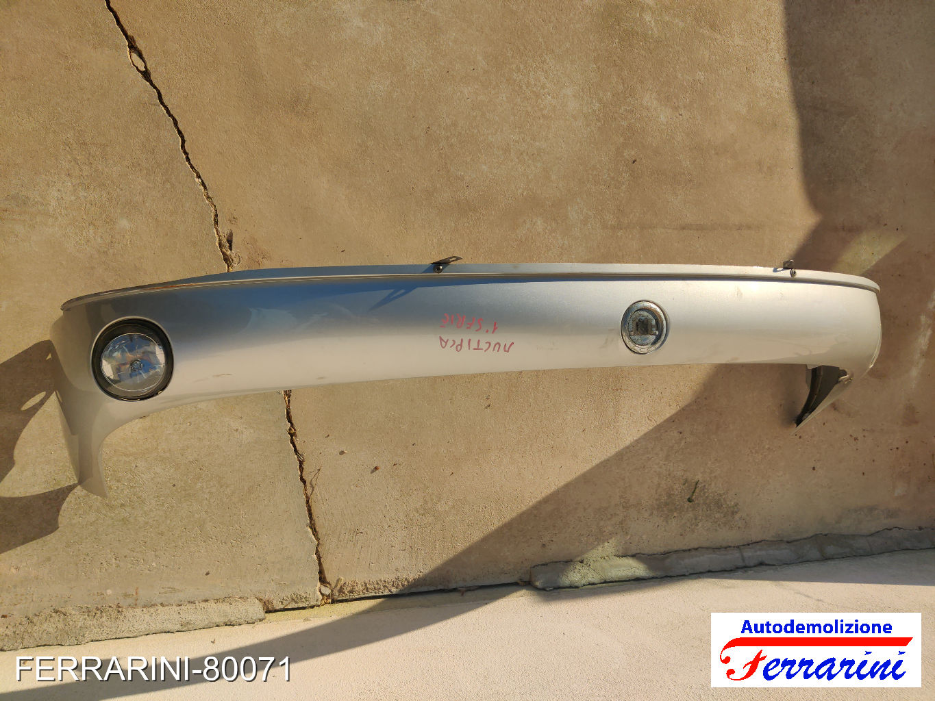 fascia superiore abaglianti Paraurti FIAT MULTIPLA 186 2001-2002 Frontale