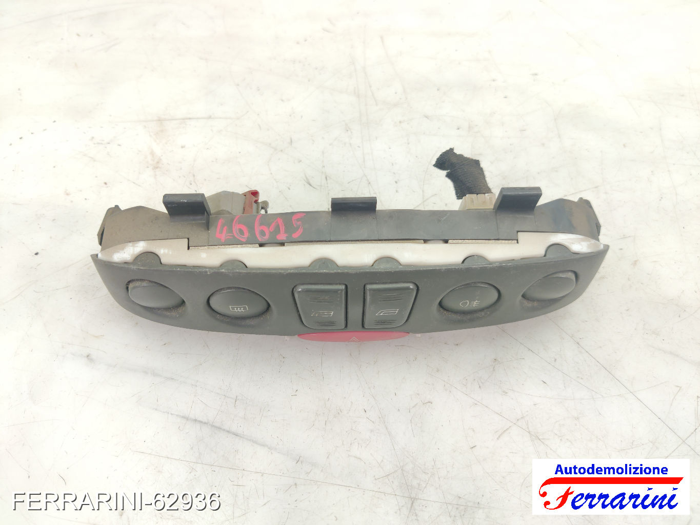 Pulsantiera Tastiera Alzavetro FIAT PUNTO 188 1999-2010 sinistra, sx, frontale 9