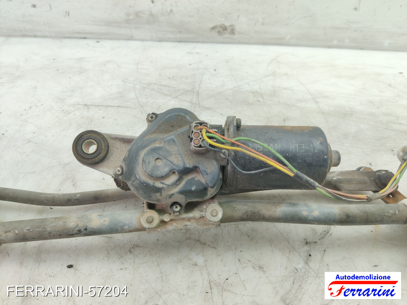 Spazzacqua Motorino Tergicristallo NISSAN MICRA 3 K12 2003-2010 anteriore 13