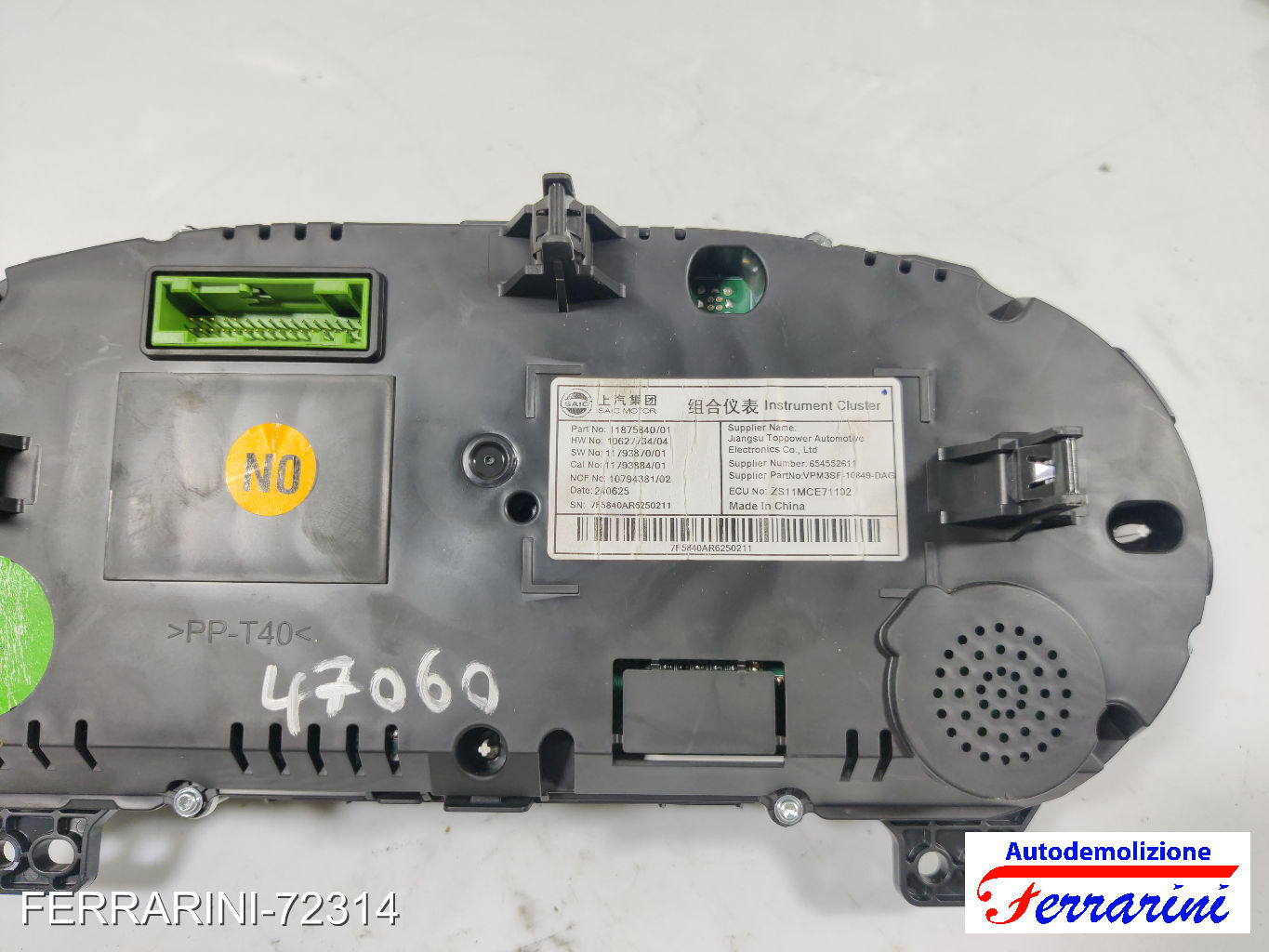 Kit Accensione MG MG ZS SUV 1.5 VTI 2017-2023 10240112 13