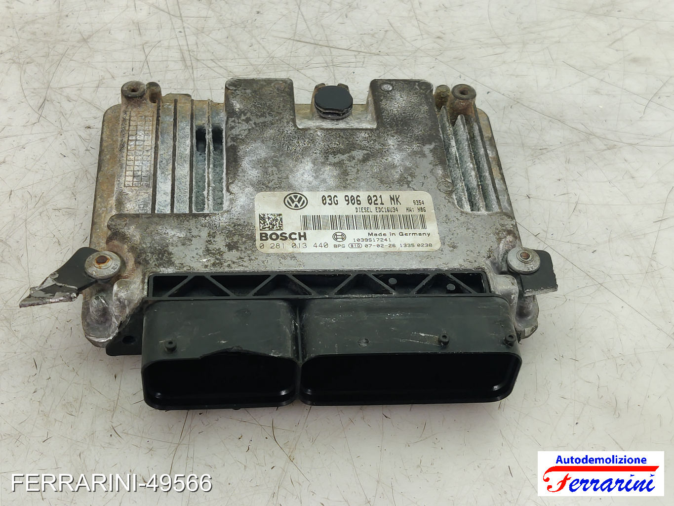 Centralina Motore VW PASSAT VARIANT 3C5 2.0 TDI 2005-2009 0281013440 6
