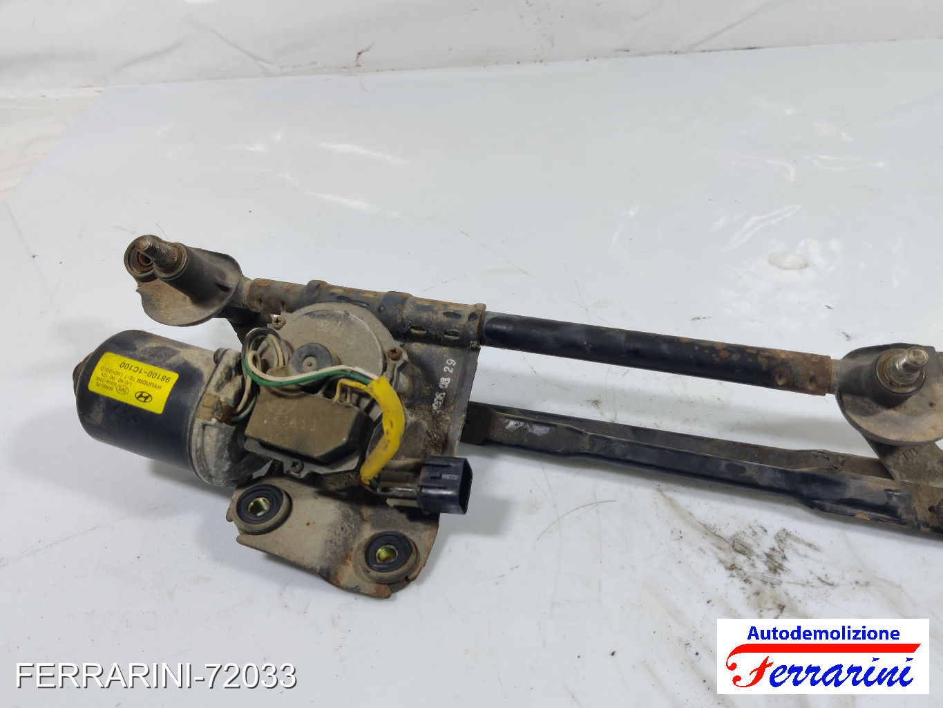 Spazzacqua Motorino Tergicristallo HYUNDAI GETZ TB 2005-2009 anteriore, frontale 7