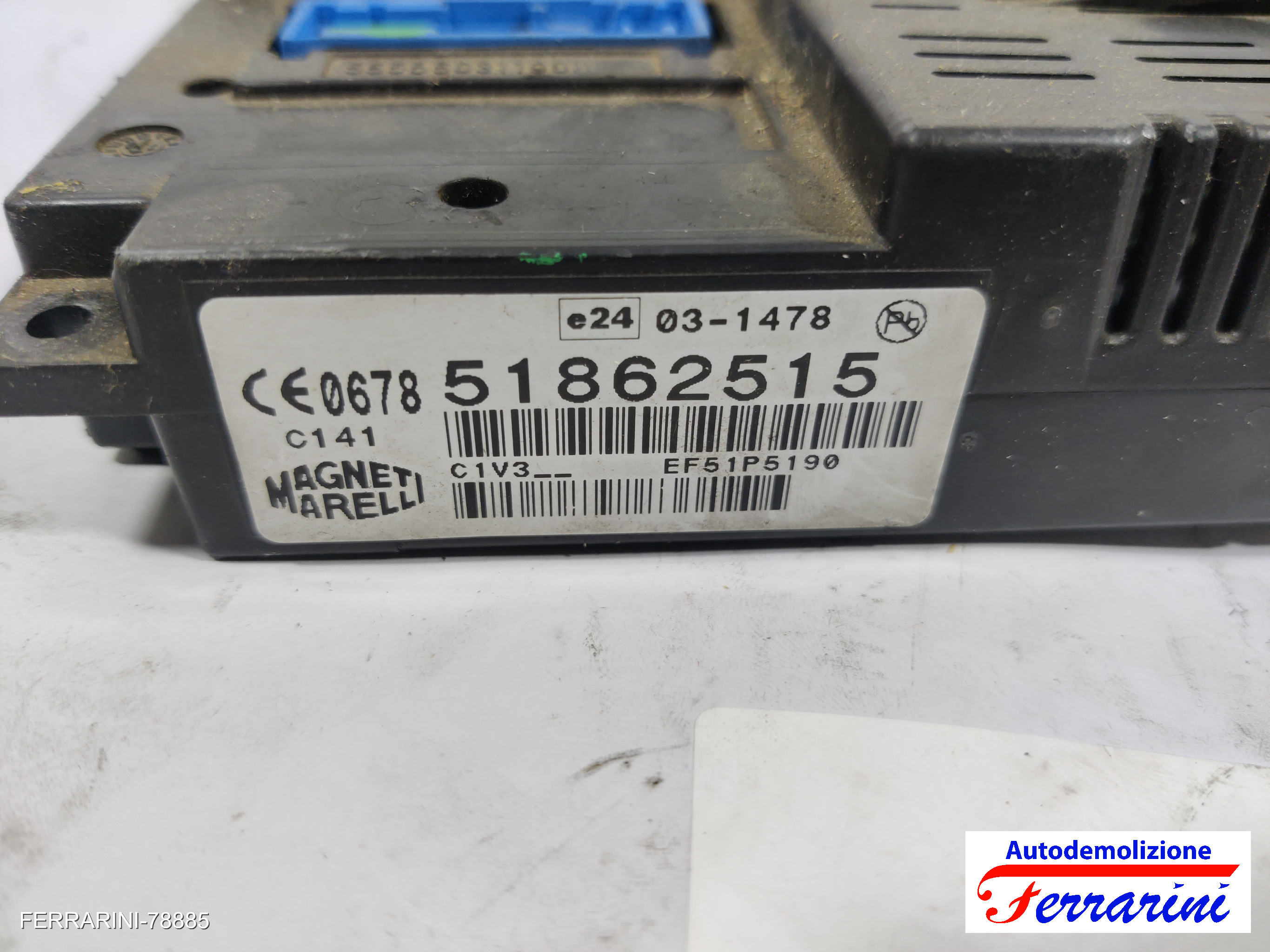 Centralina Blue Me Bluetooth FIAT CROMA 194 1.9 D MULTIJET 2005-2011 51862515