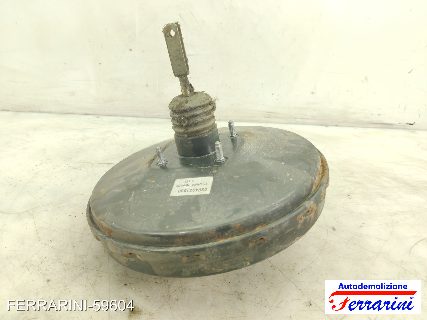 Servofreno FIAT SCUDO 220 2.0 JTD 1999-2006 1485744080, 0204021830, 0204021825