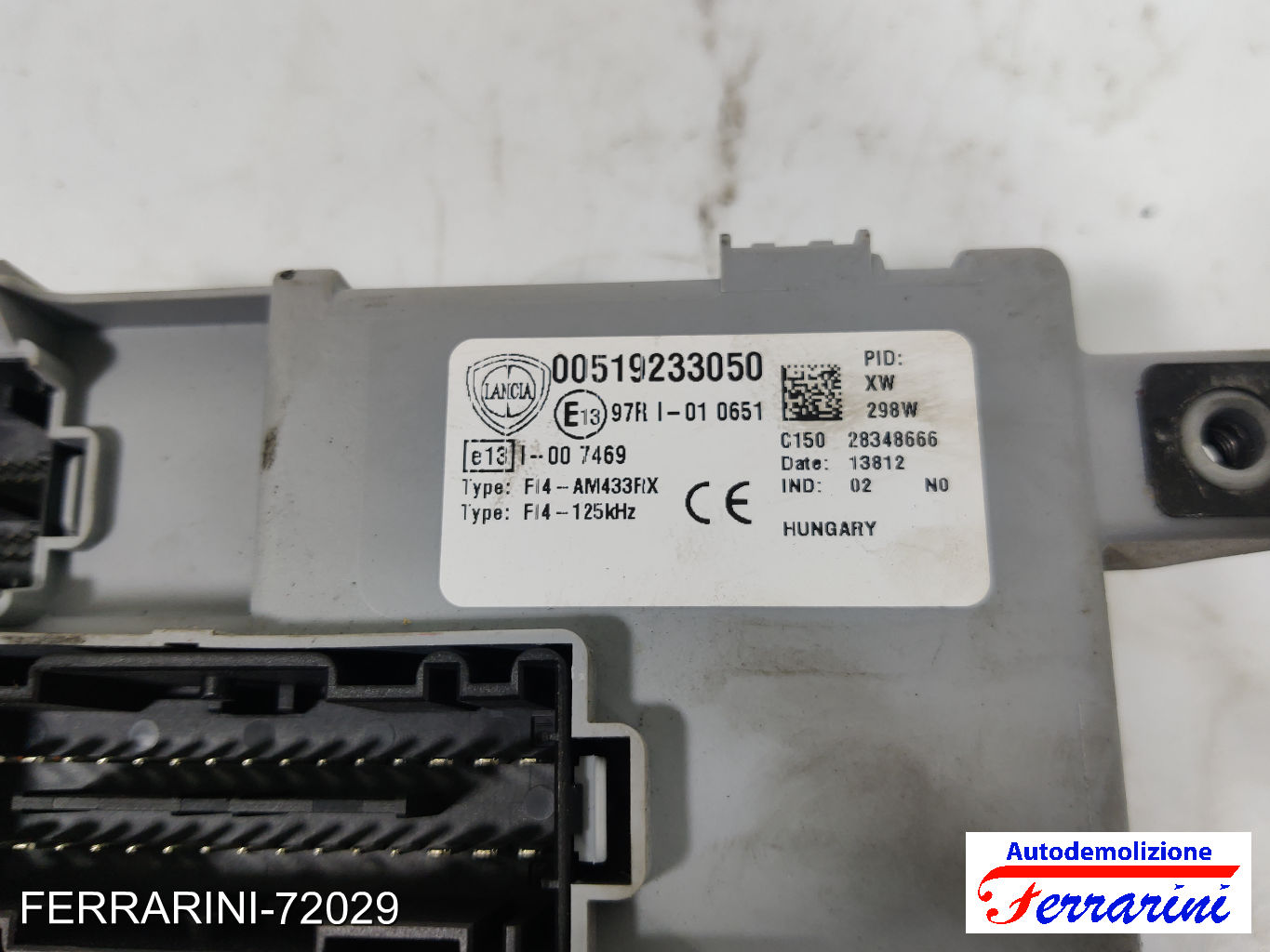 Kit Accensione LANCIA YPSILON 312 1.2 2011-2023 51933468 21
