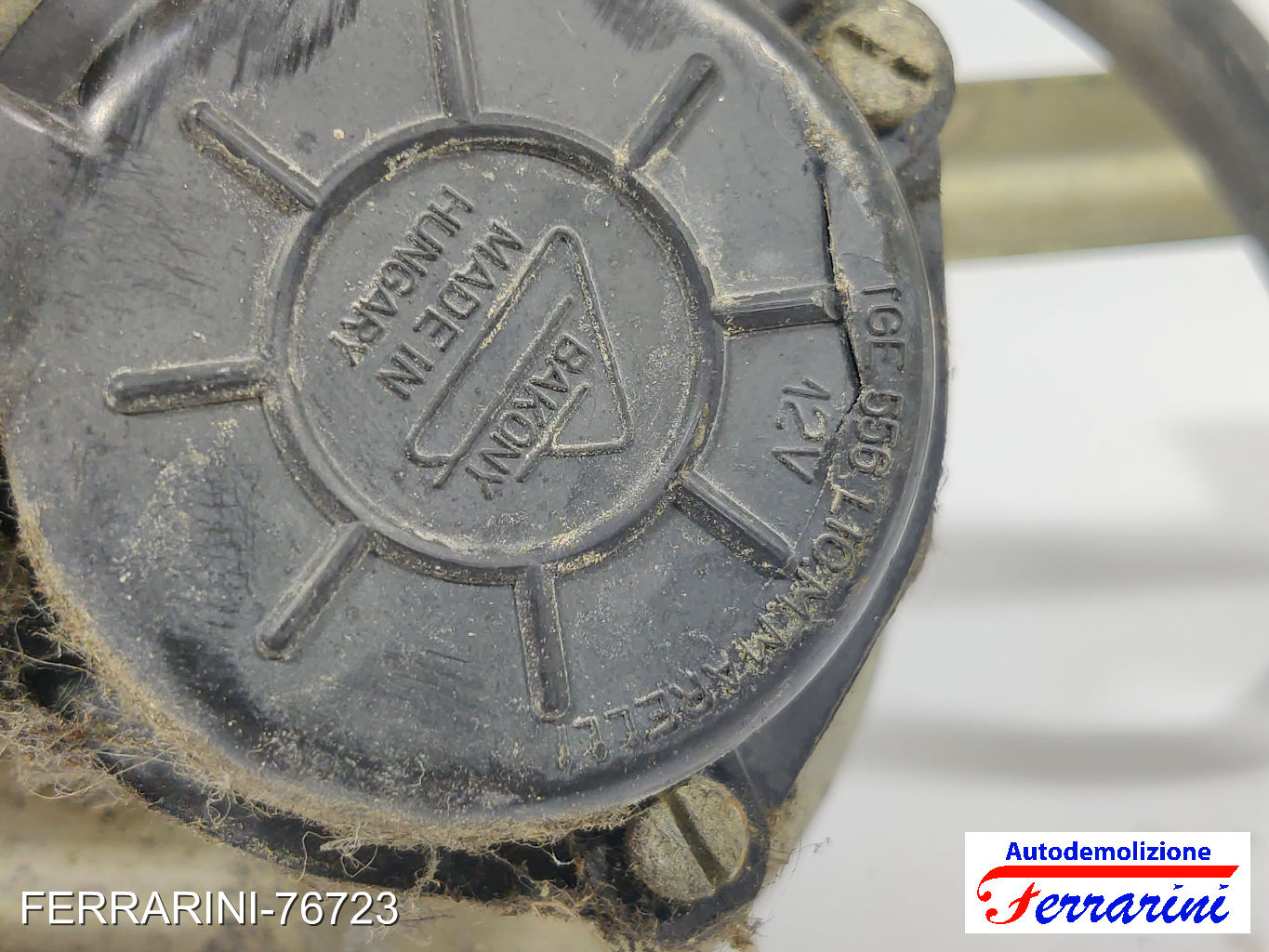 Spazzacqua Motorino Tergicristallo FIAT 126 126 1977-1987 anteriore, frontale