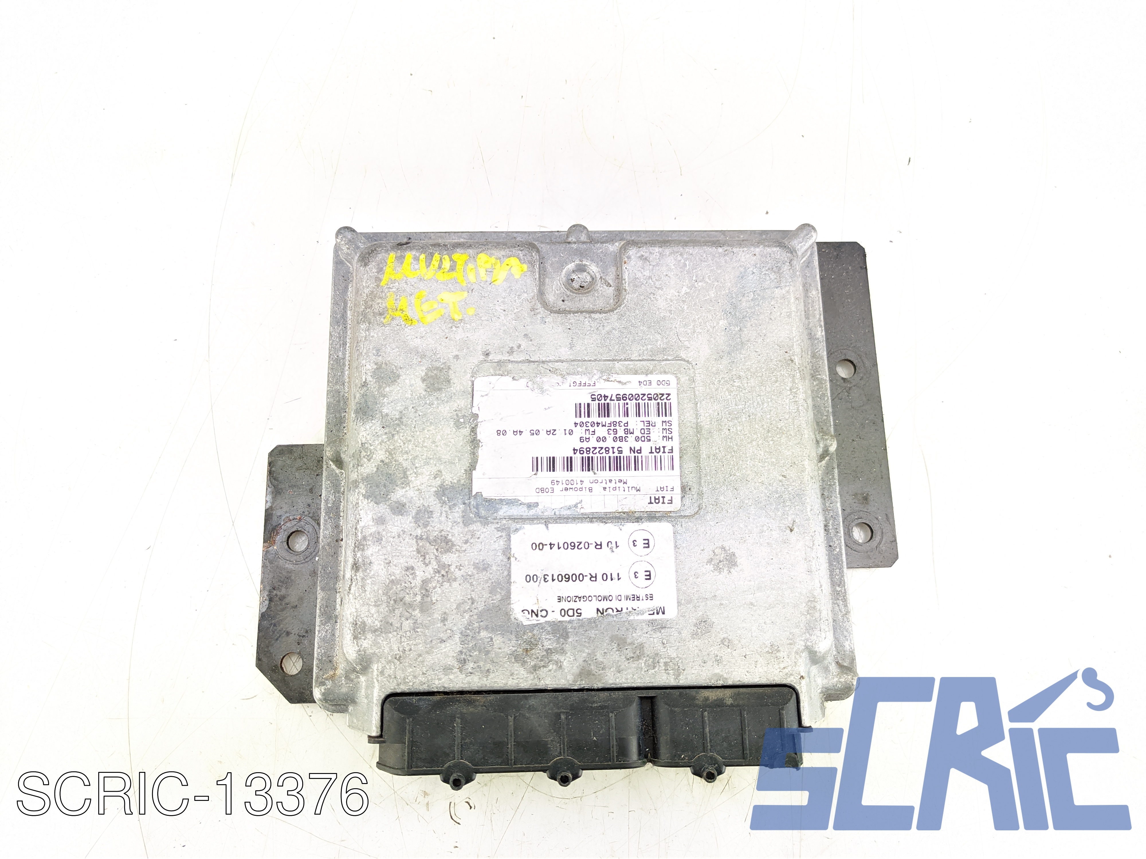 Centralina Metano FIAT MULTIPLA 186 1.6 16V BIPOWER 1999-2010 51822894, 4100149