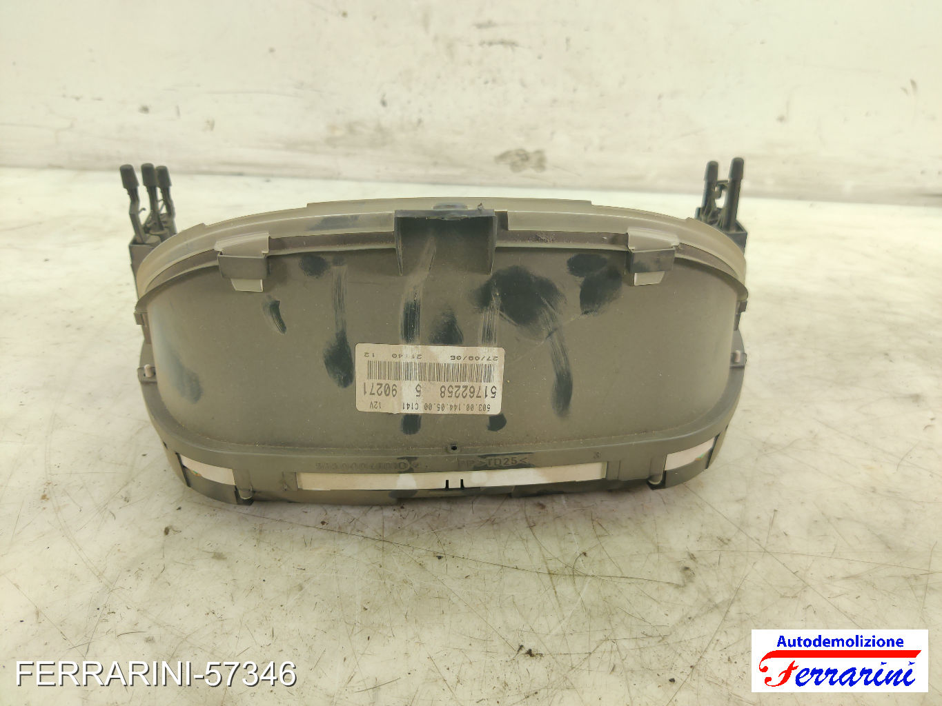 Quadro Contachilometri FIAT DOBLO 119, 223 1.9 JTD 2003-2010 51762258, 51797302 6