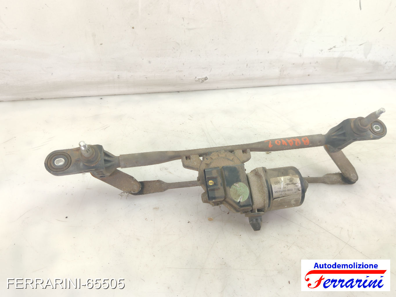 Spazzacqua Motorino Tergicristallo FIAT BRAVO 2 198 2007-2014 anteriore 9