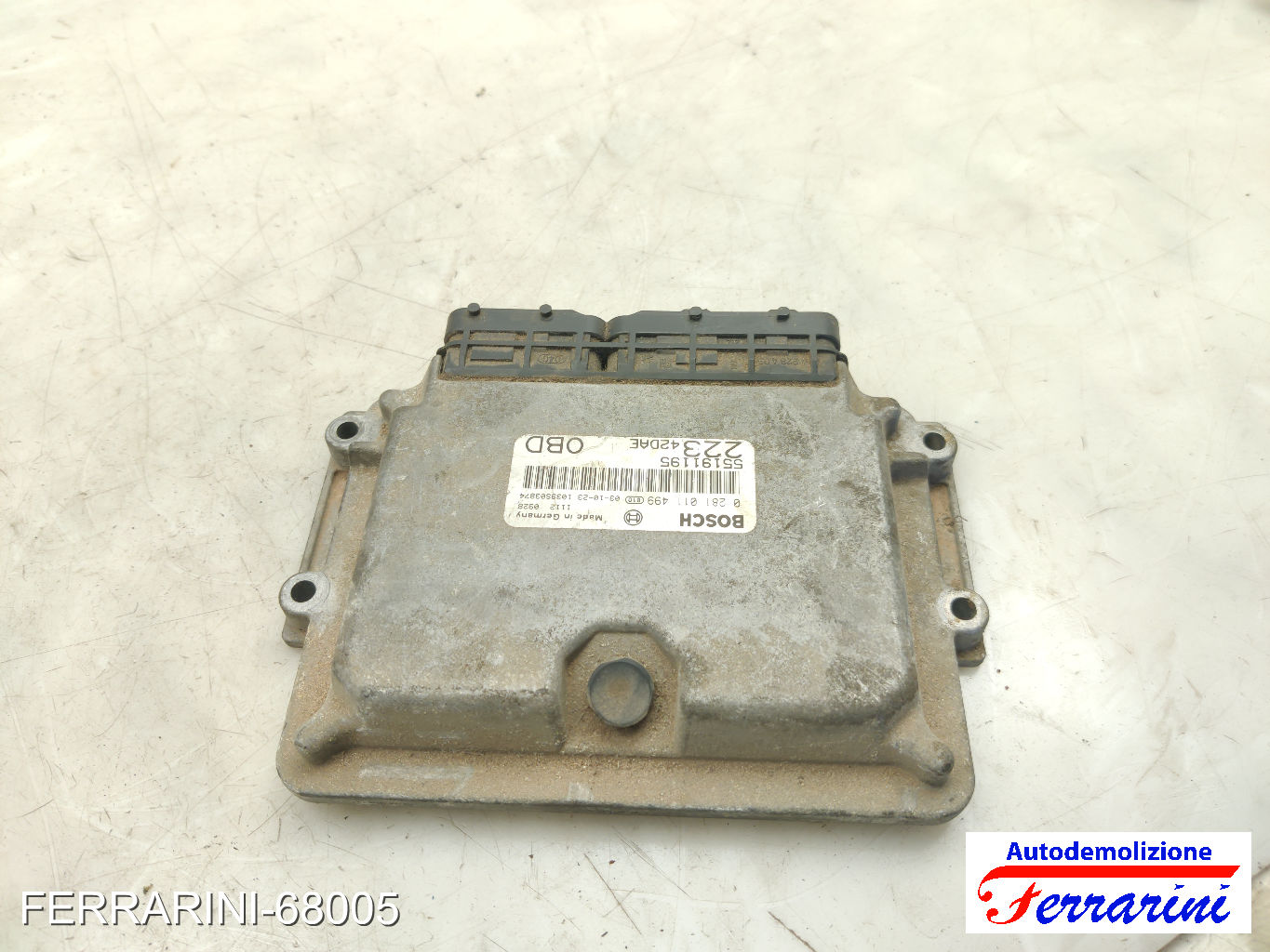 Kit Accensione FIAT DOBLO 119, 223 1.9 JTD 2003-2010 0281011557 7