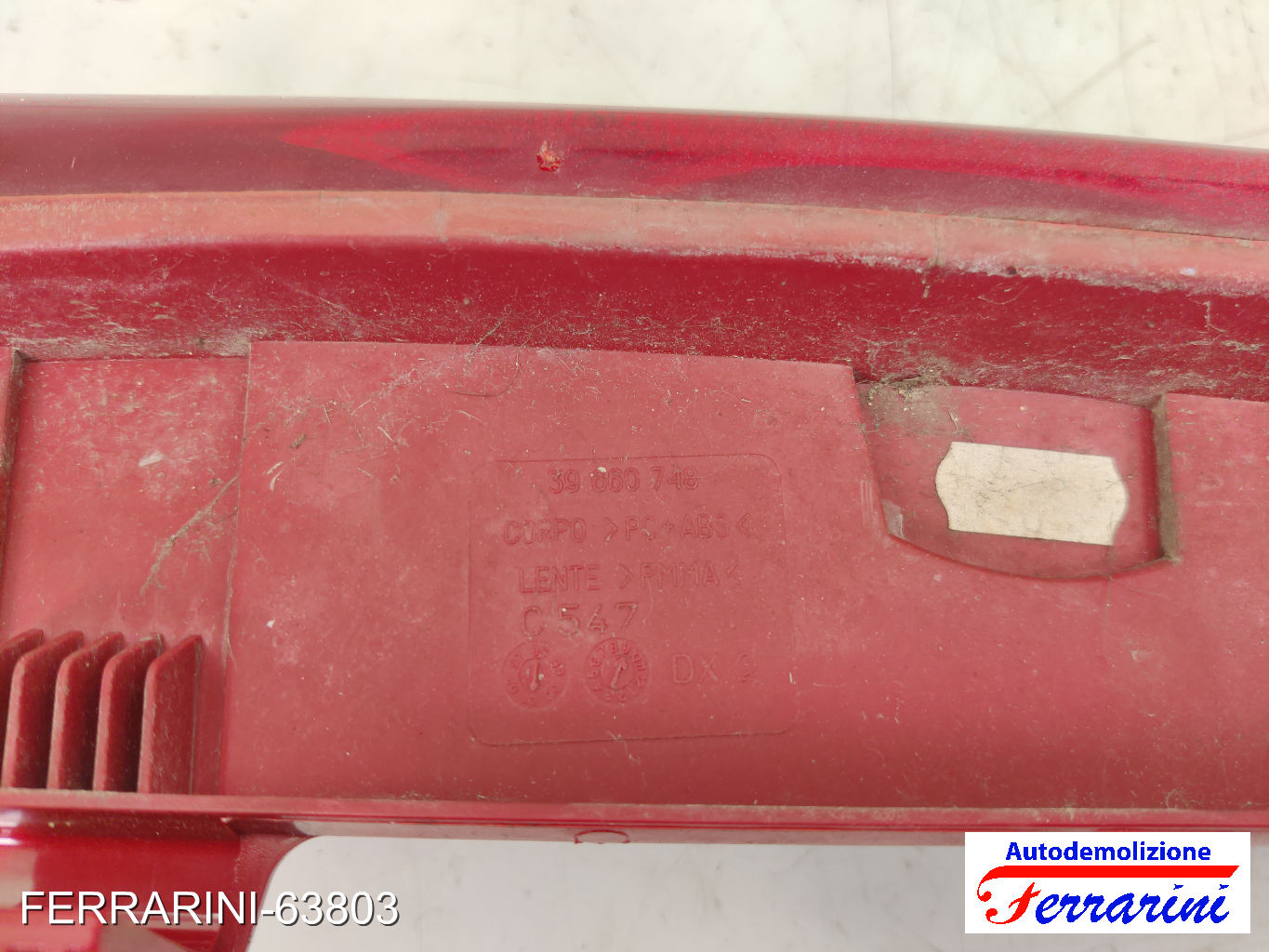 Fanalino Stop Posteriore FIAT SEICENTO 600 187 1998-2010 destro, dx, posteriore