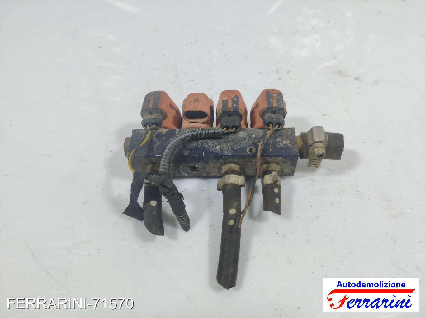 iniettori GPL Valtek 4 arancione FIAT GRANDE PUNTO 199 1.4 16V 2005-2011