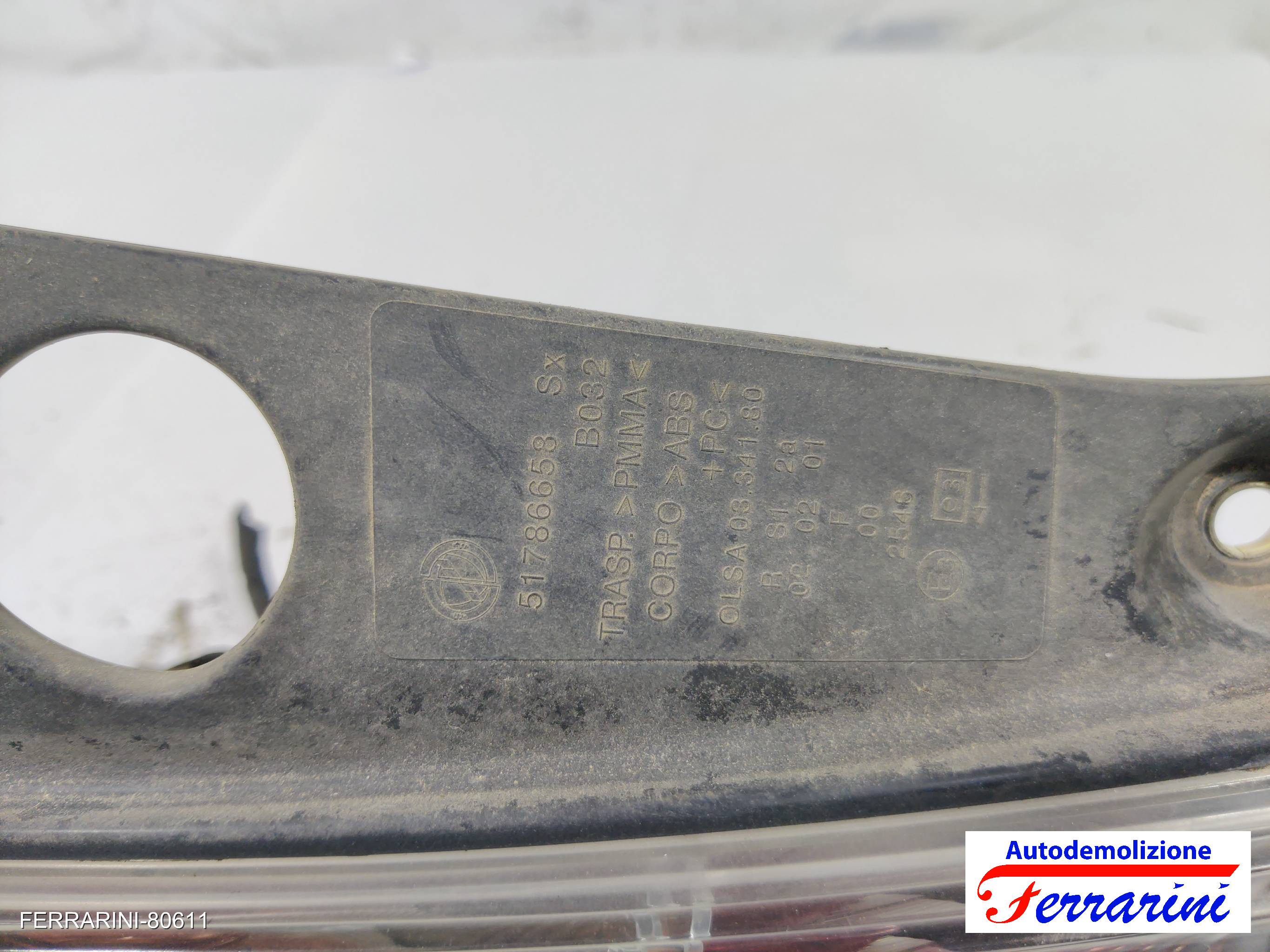 Fanalino Stop Posteriore LANCIA YPSILON 843 2010-2011 sinistro, sx