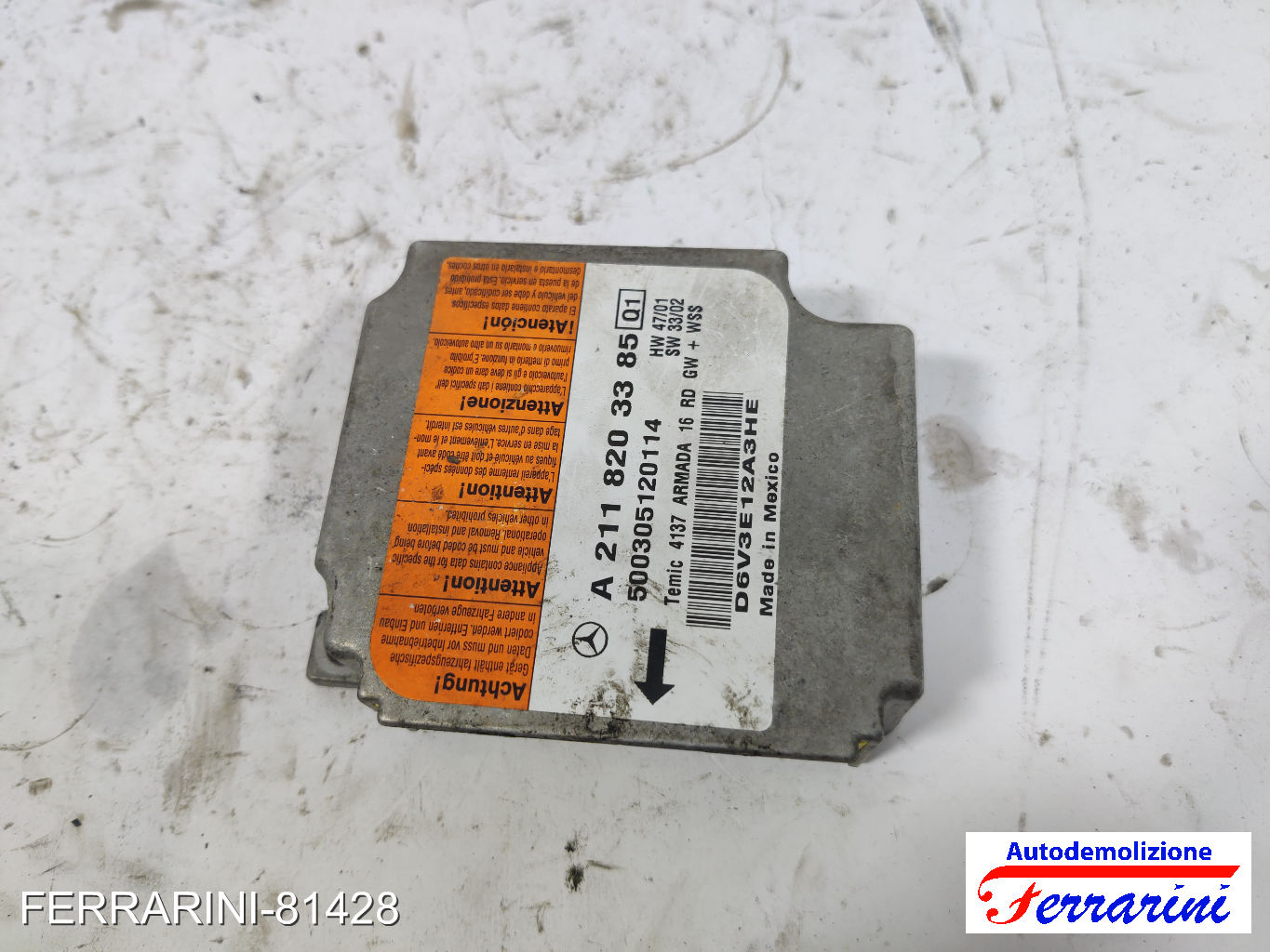 Centralina Airbag