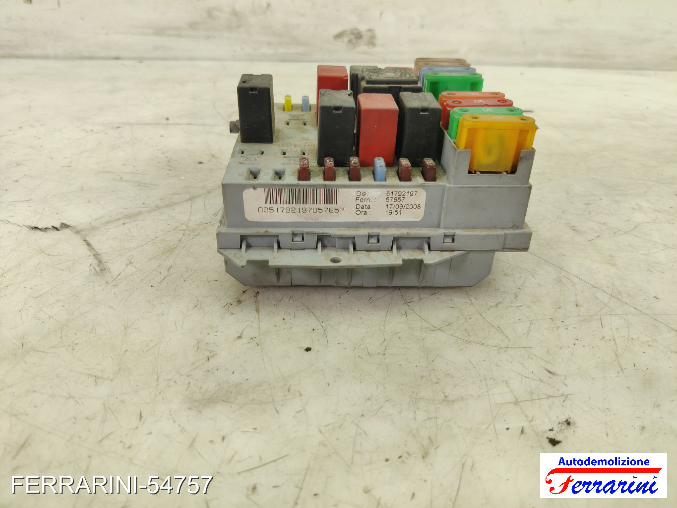 Body Computer LANCIA YPSILON 843 1.3 D MULTIJET 2006-2011 51792197, 5179219 9
