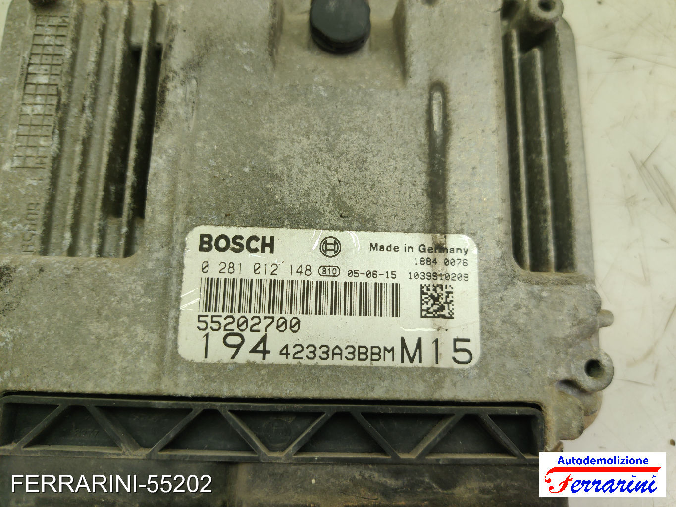 Centralina Motore FIAT CROMA 194 1.9 D MULTIJET 2005-2011 55202700, 18840076 6